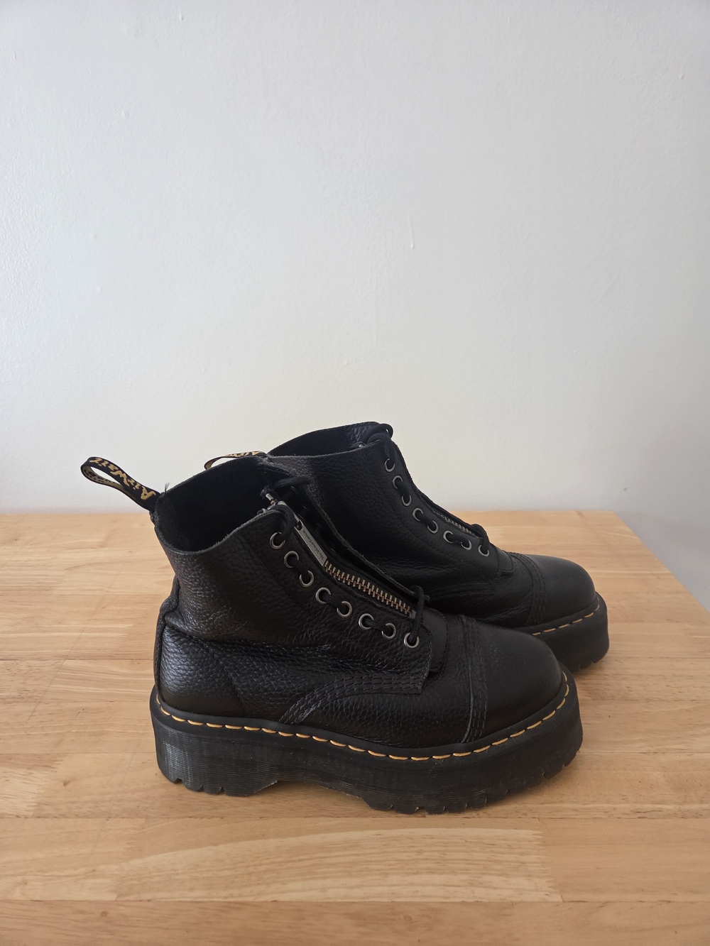 Dr. Martens Platform Sinclair Leather Boots